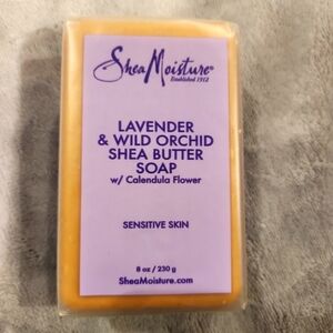 NEW SHEA Moisture Organic Lavender&Wild Orchid Shea Butter Soap